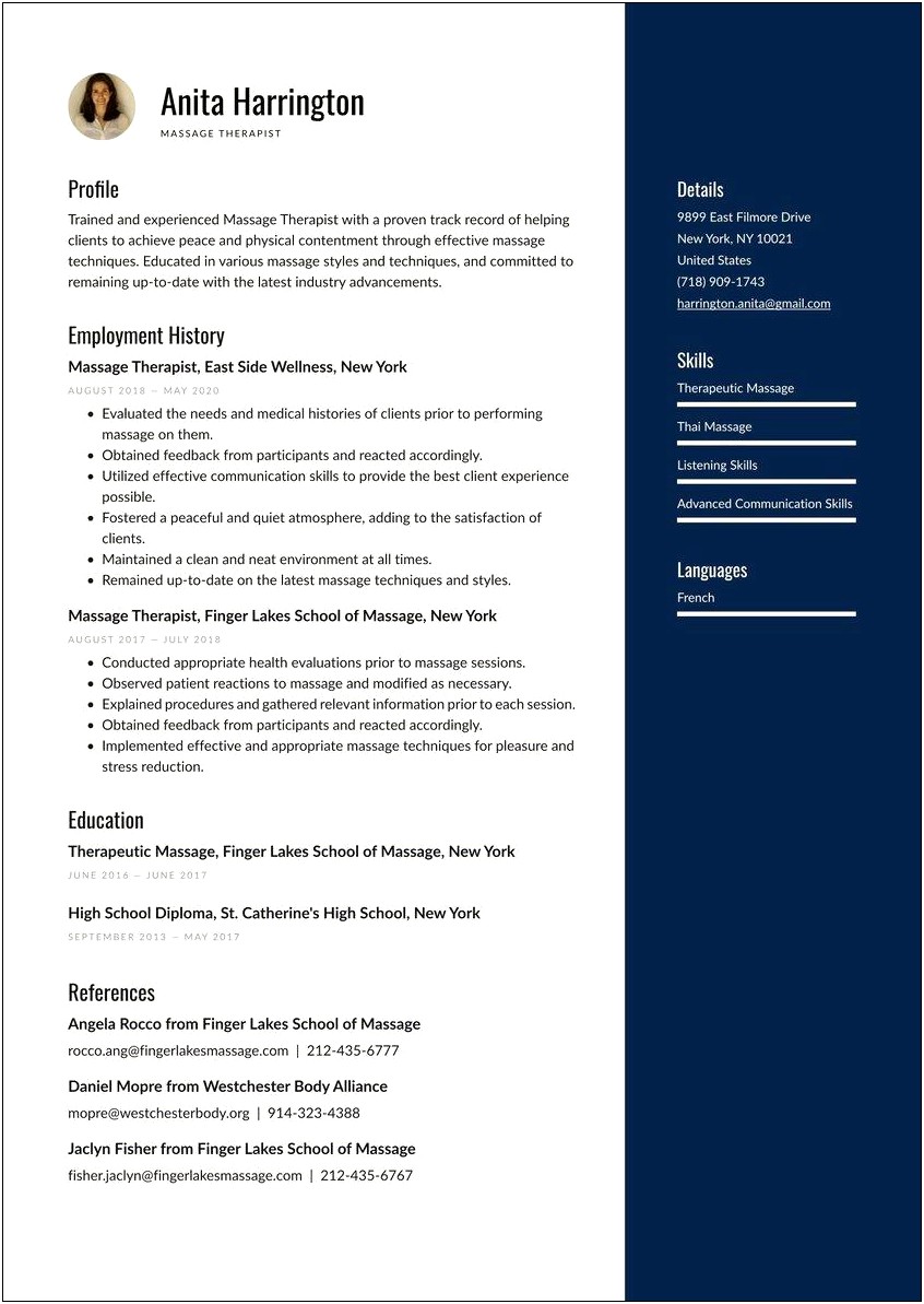 Resume Objectives For An Acupunturists Resume