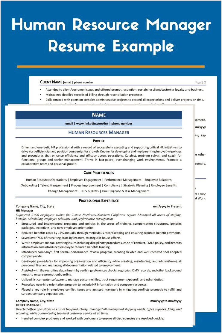 Resume Of Employee Engagement Manager