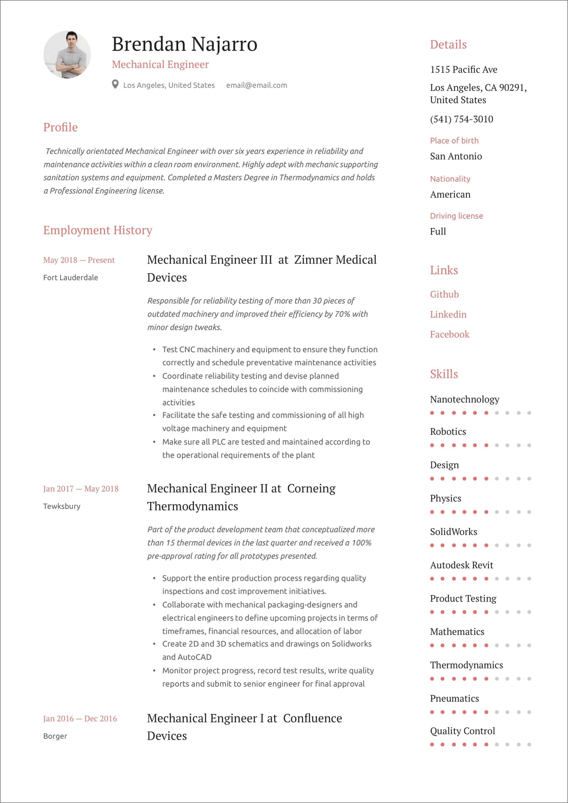 Resume Pitch About Yourself Examples