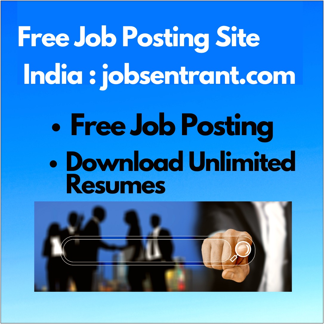 Resume Posting Website It Jobs