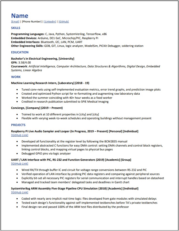 Resume Professional Objective For Soldering