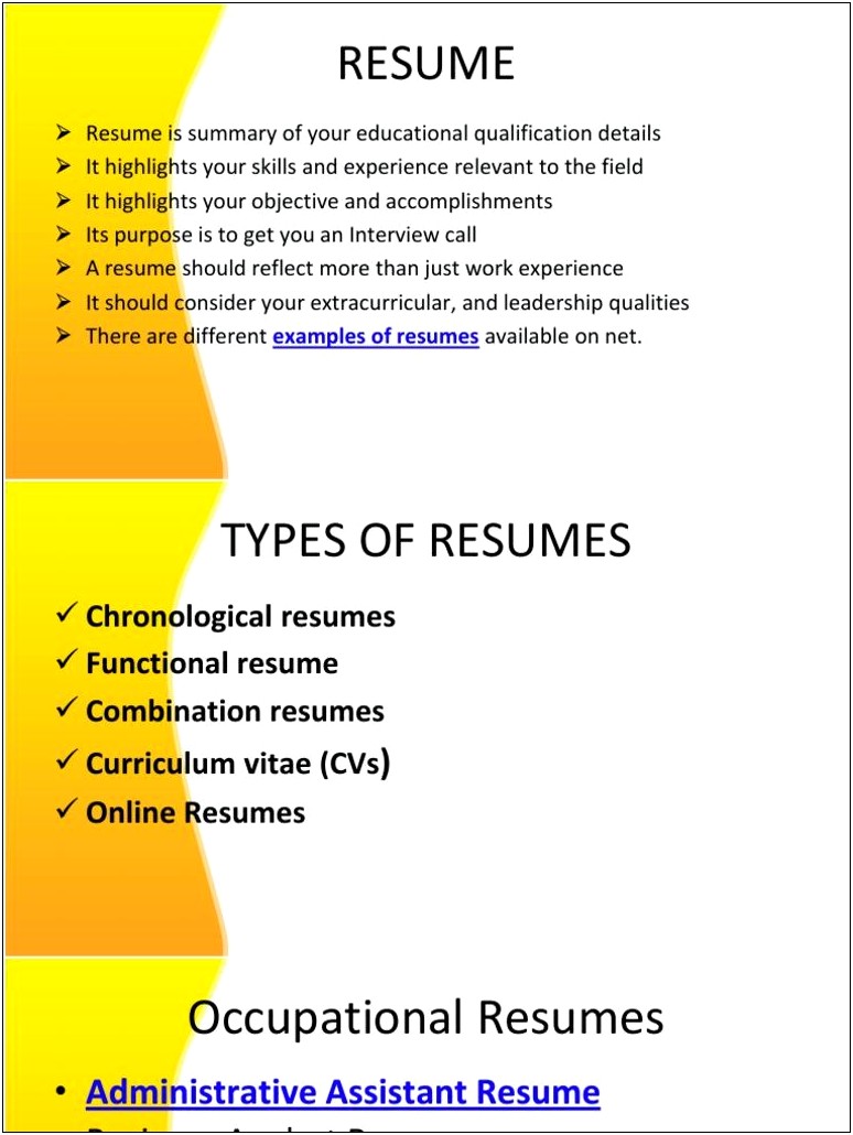 Resume Sample Administrative Assistant Accomplishments