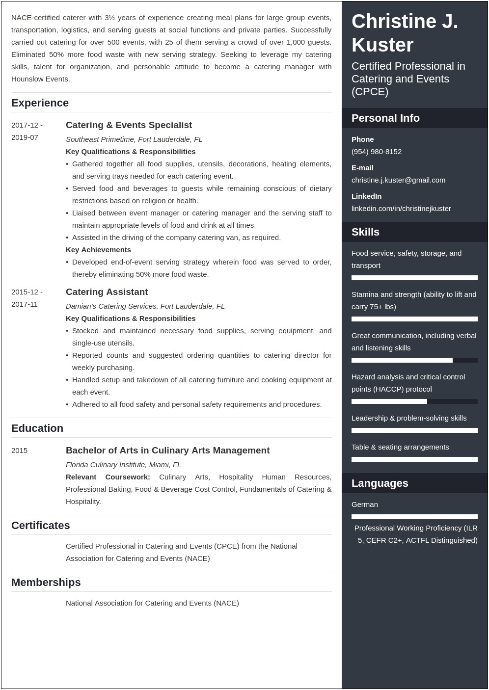 Resume Sample Human Resources Assistant