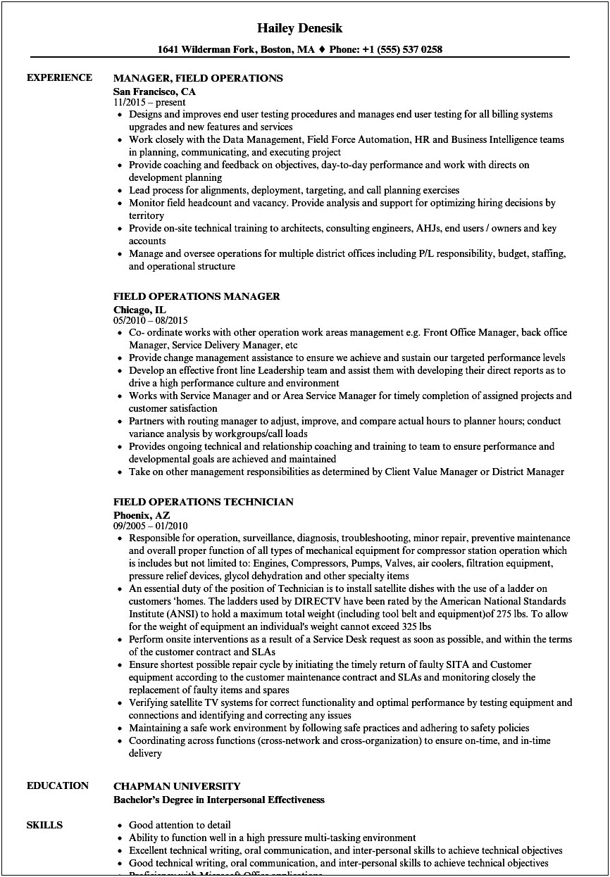 Resume Sample Of A Store Manager Job Hero