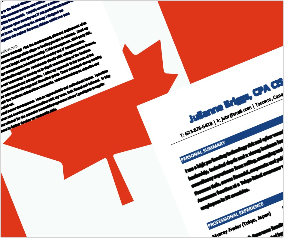 Resume Samples For Jobs In Canada