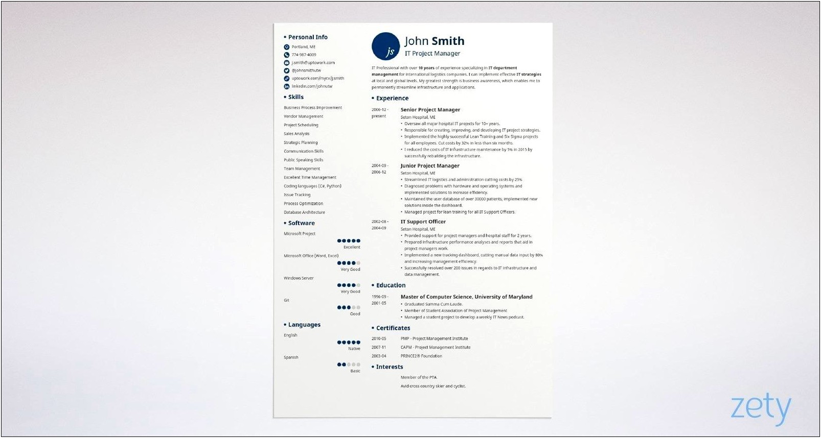 Resume Samples Microsoft Word 2007