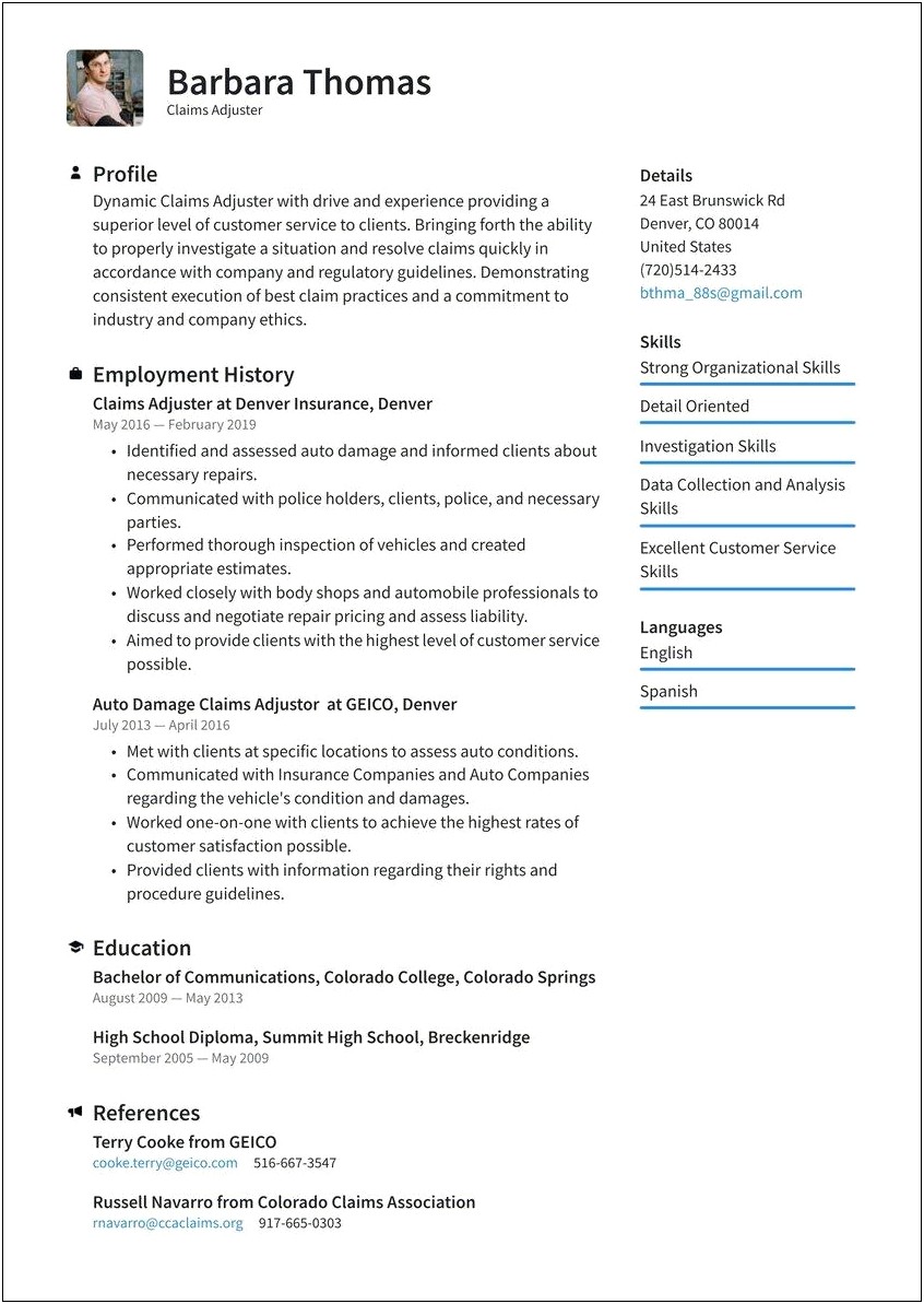 Resume Samples With Skills And Abilities