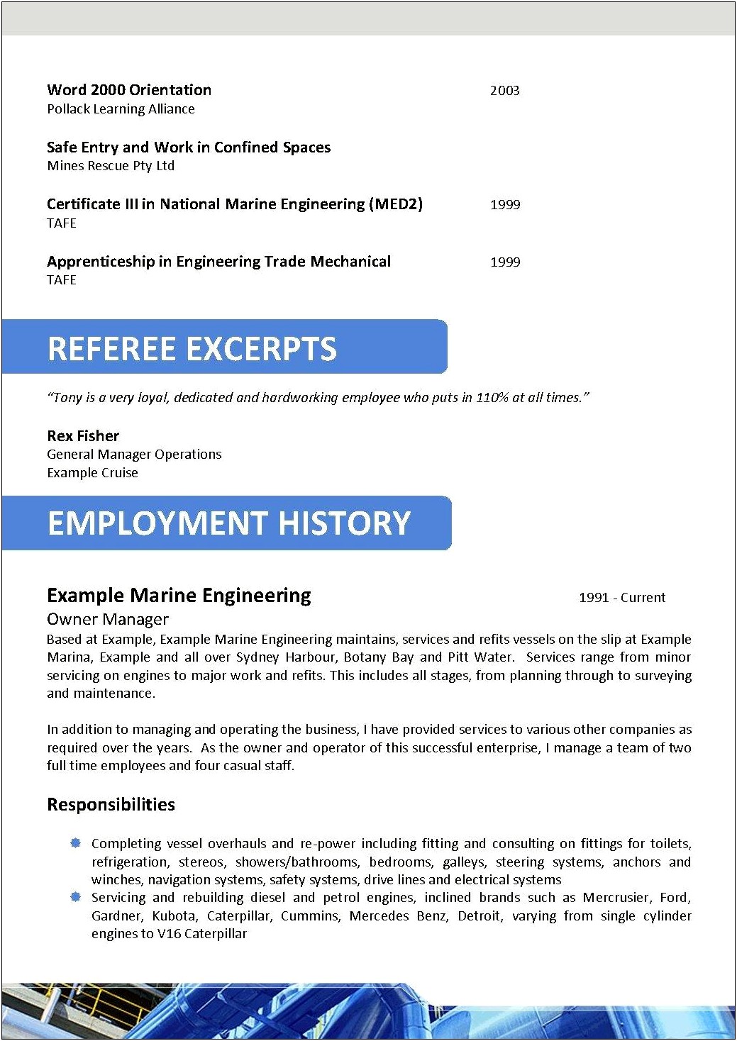 Resume Summary Examples Oil And Gas Industry