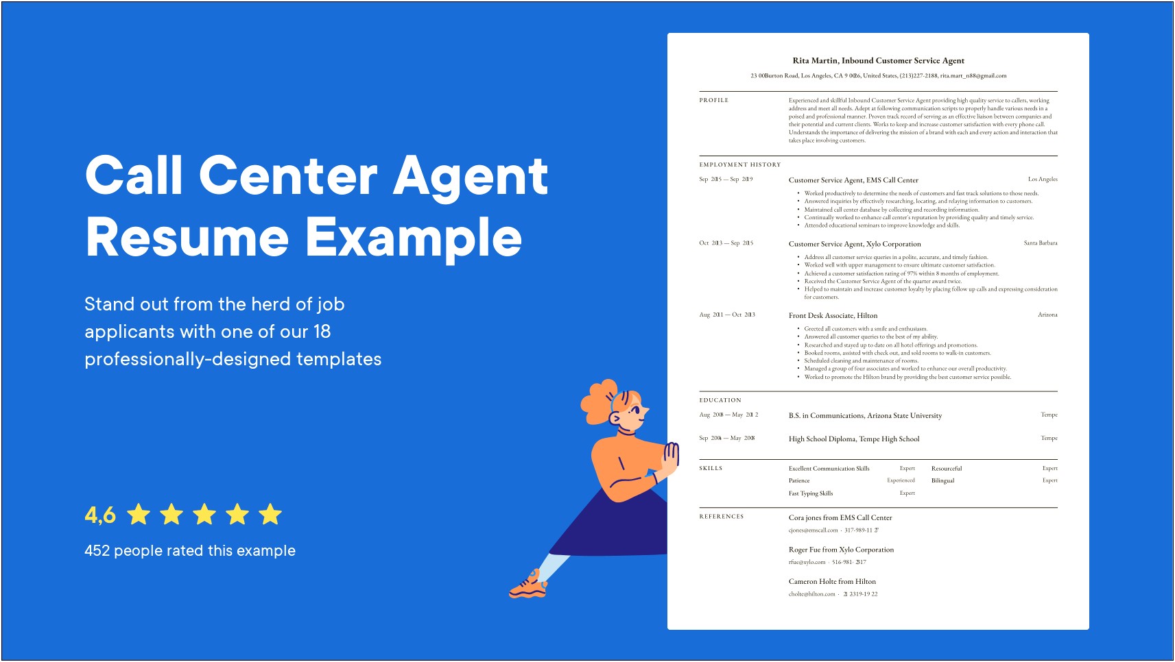 Resume Summary For Call Center Agent