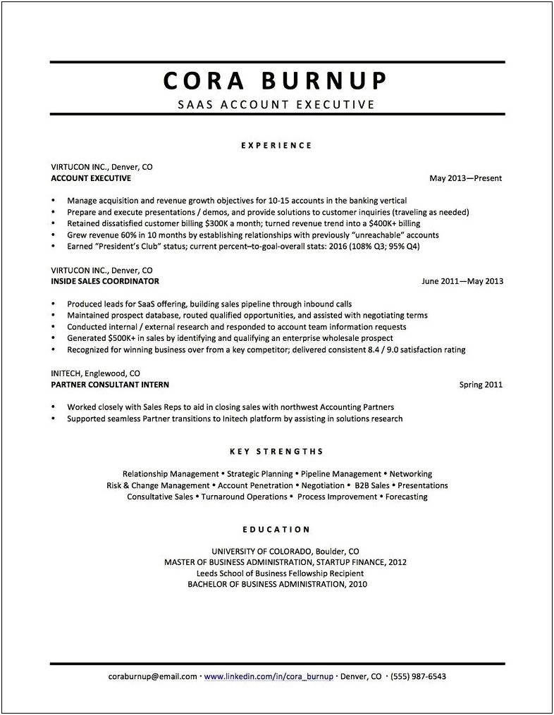Resume Summary Statement For Different Positions