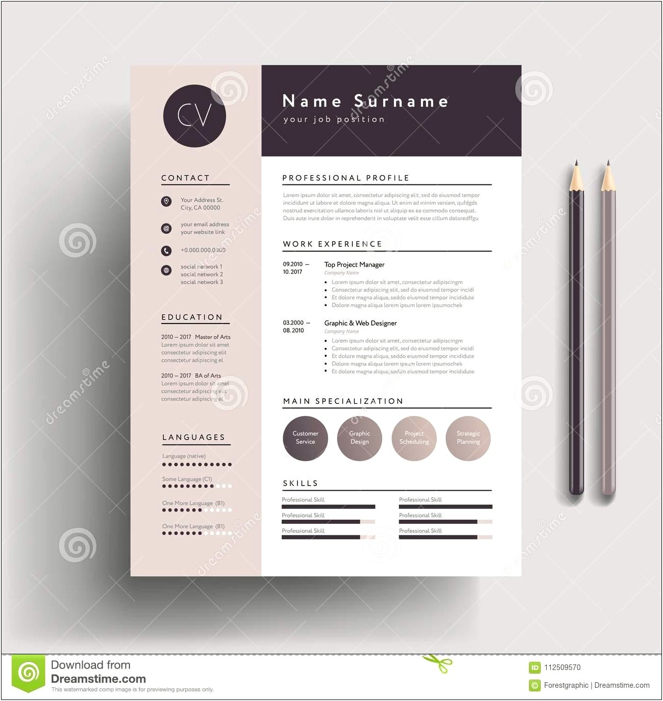 Resume Template 2017 Download Free