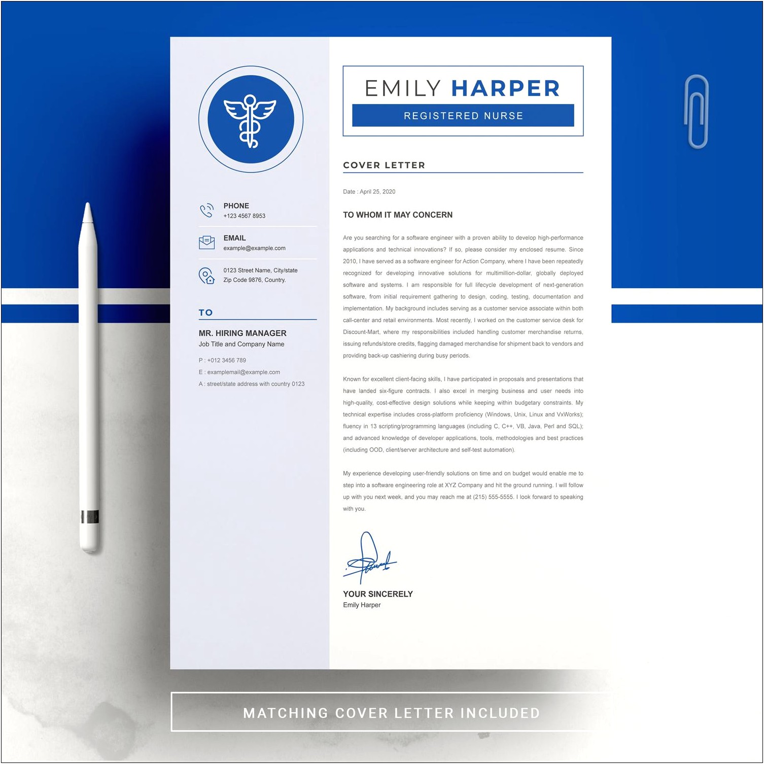 Resume Template Examples For A Registered Nurse