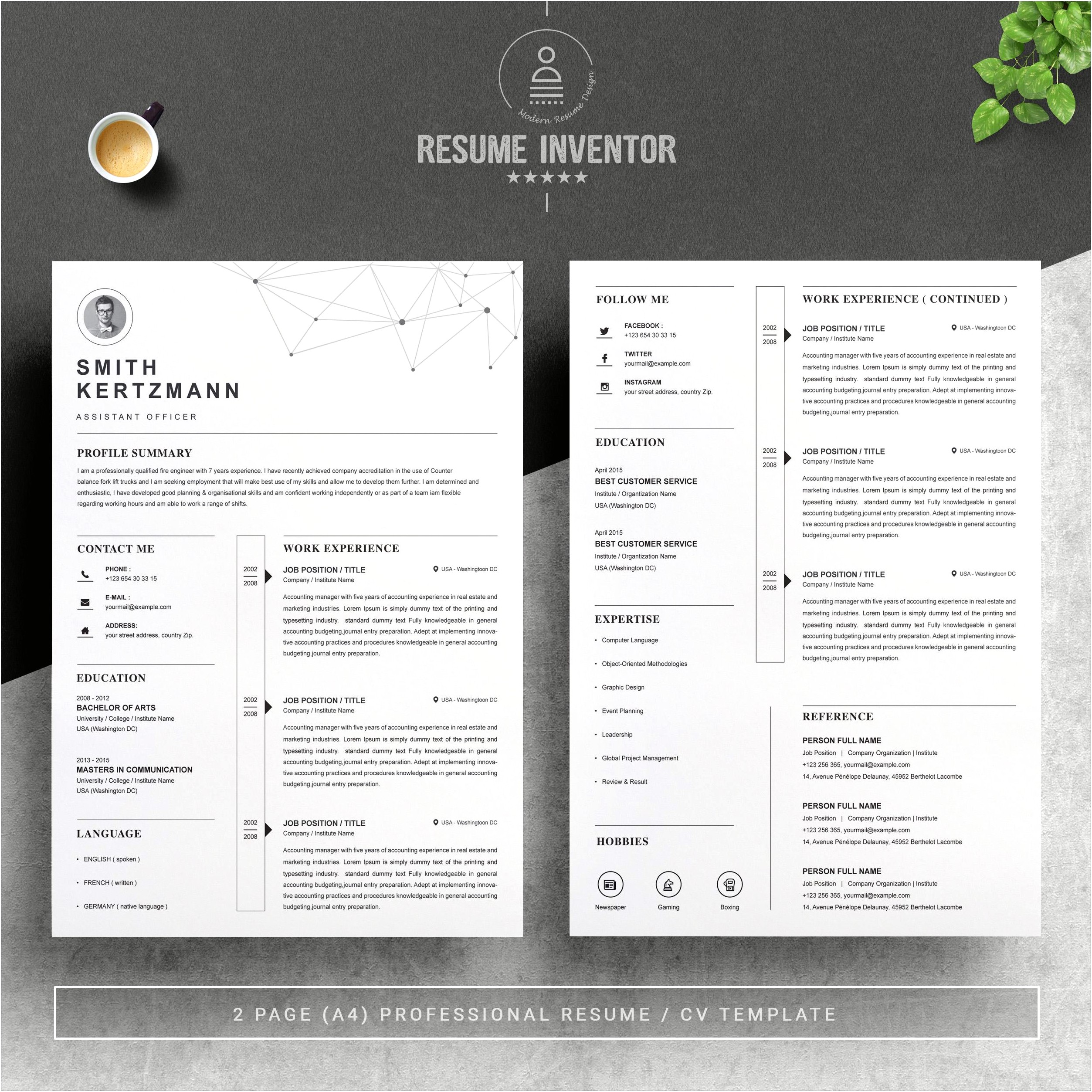 Resume Template For Career Change Duymmies