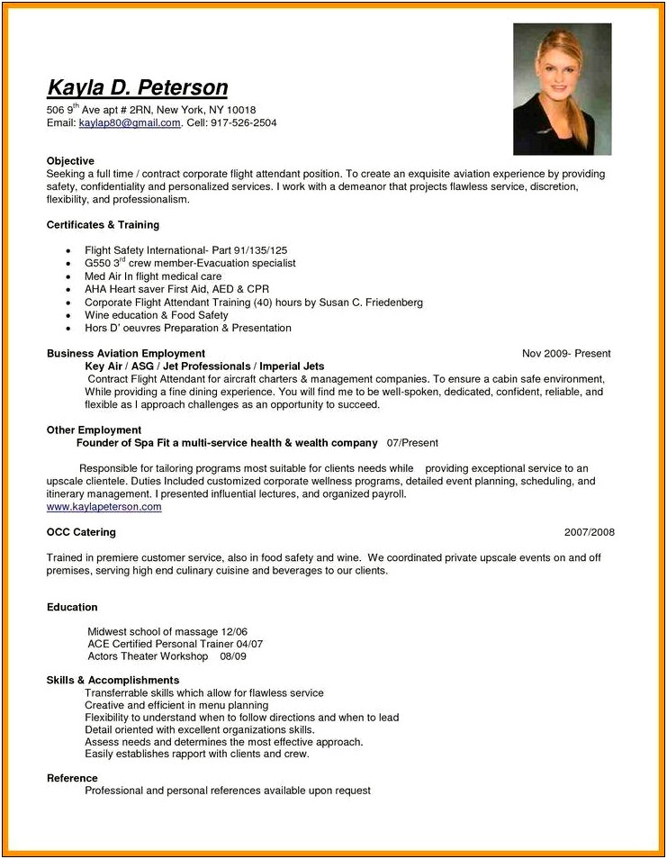Resume Template For Employee Specialist No Experience