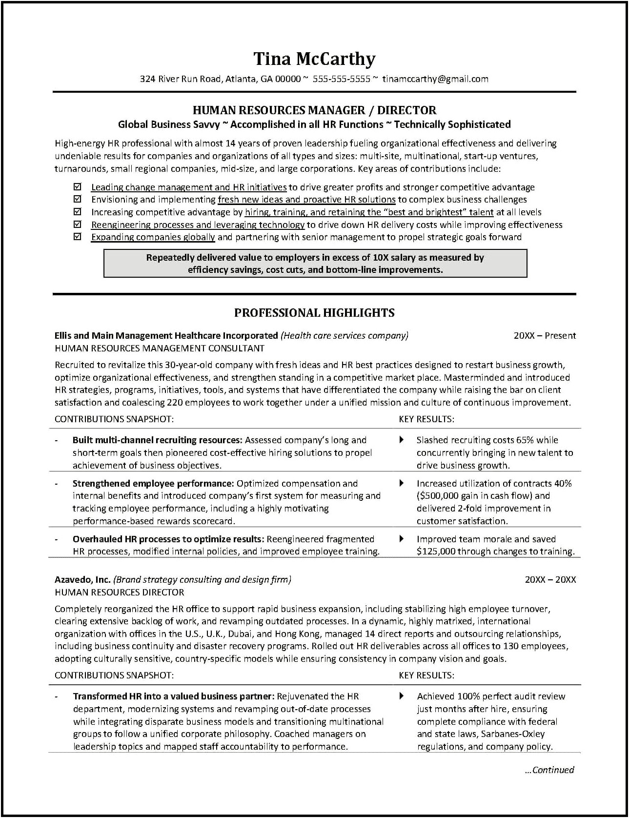Resume Template For Entry Blue Collar Worker