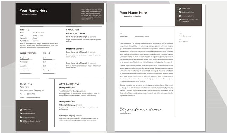 Resume Template For Spotty Work History