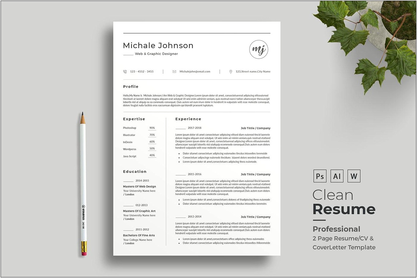 Resume Template Free Download 2018