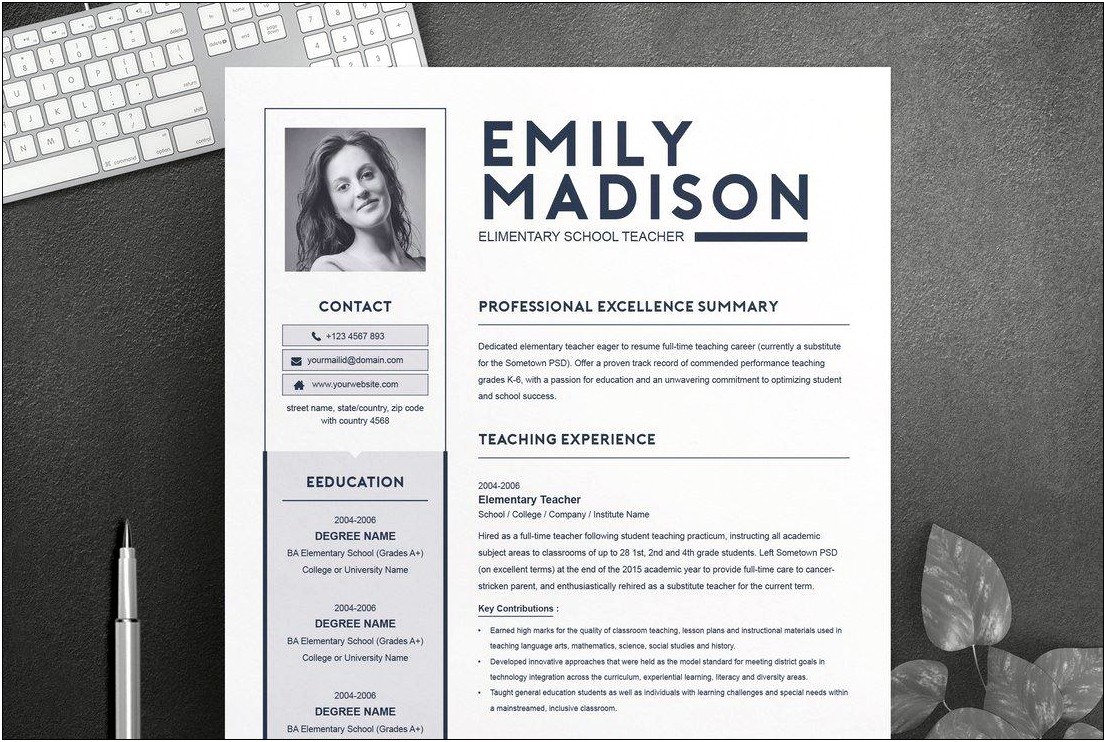 Resume Template Word For High School Students