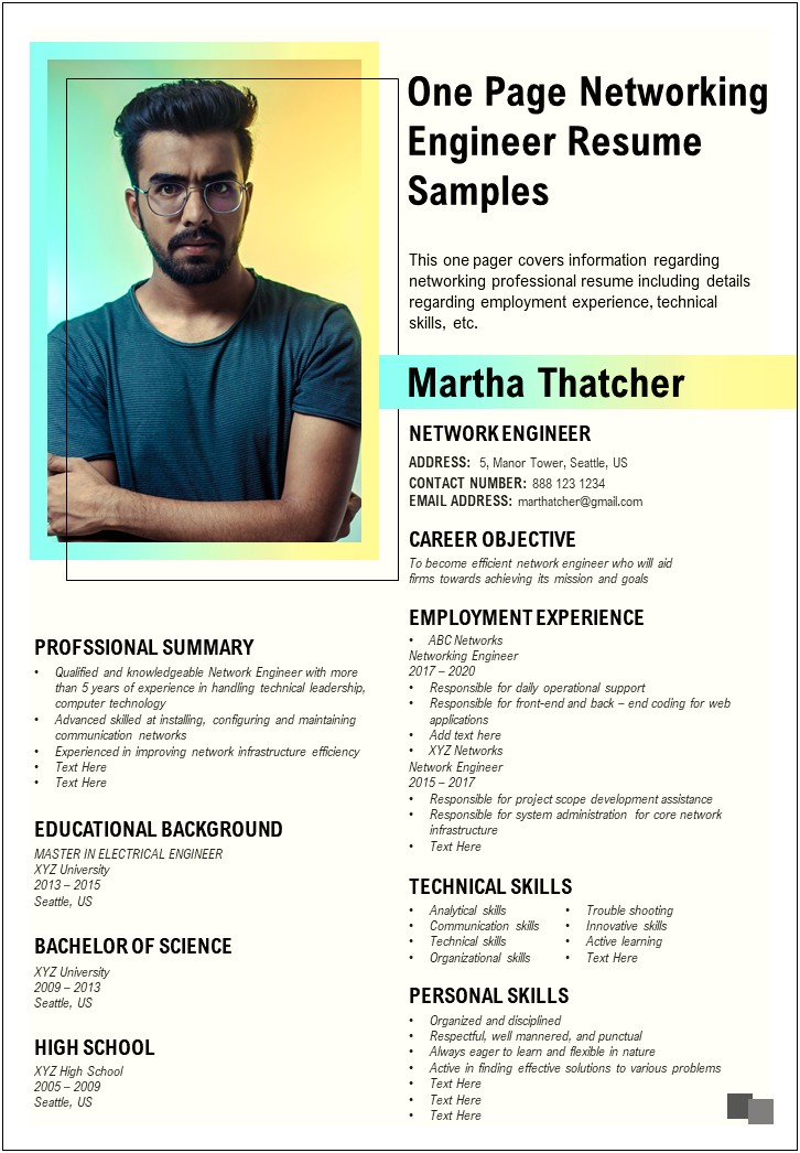 Resume Templates For Experienced Engineer Doc