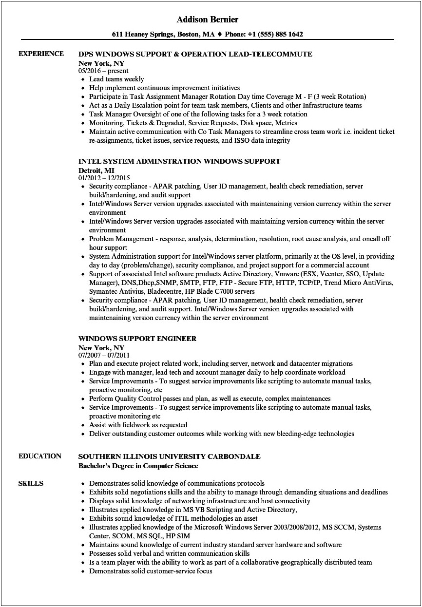 Resume Templates For Microsoft Word Microsoft Supportmicrosoft Support