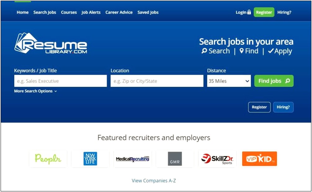 Resume Upload Sites For Jobs