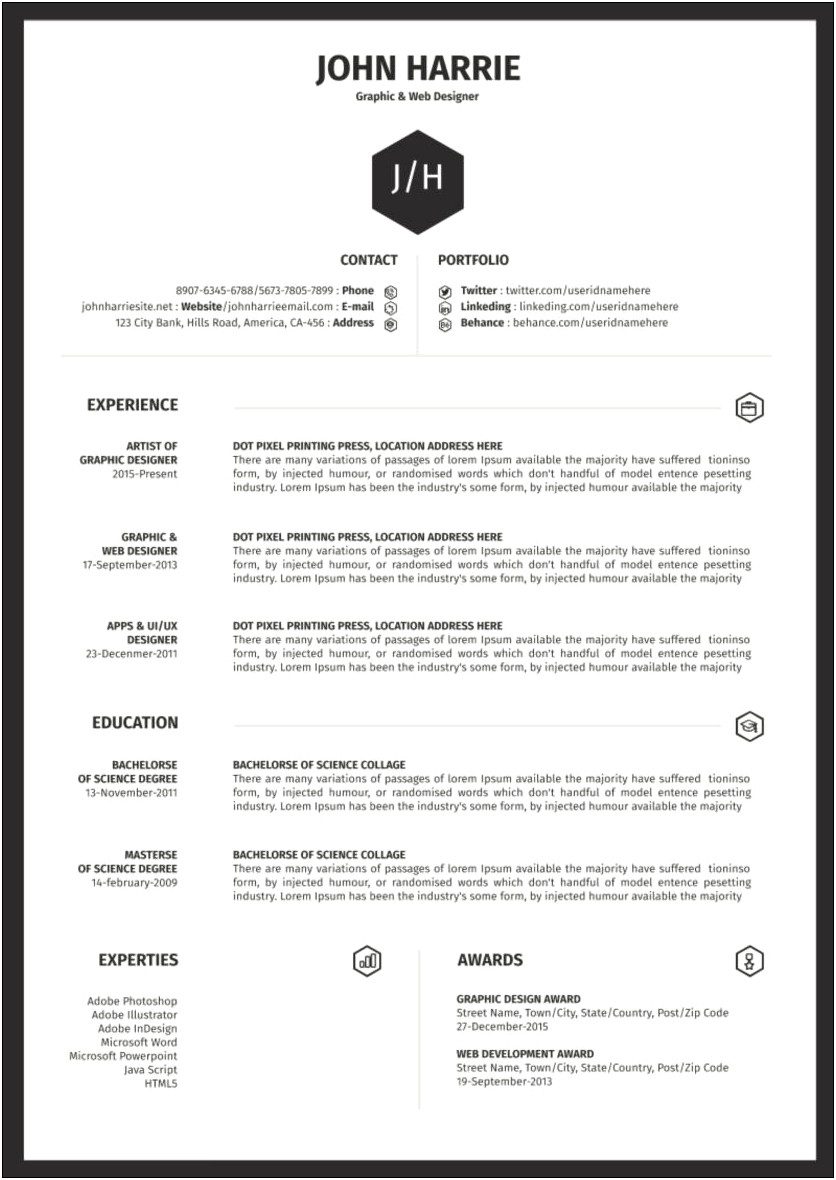 Resume Us Format Template Fresher Free