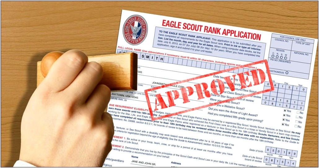 Resume Where To Put Eagle Scout
