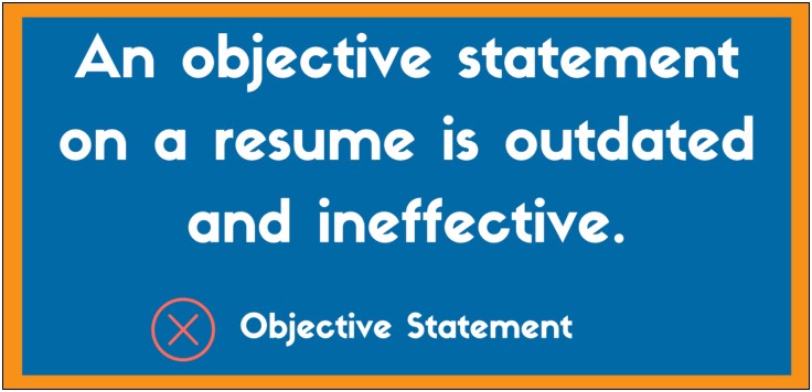Resume Where To Put Objective