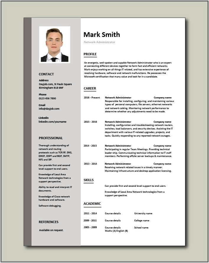 Resume With Certification Logo Sample