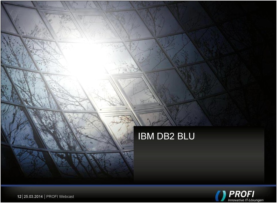 Resume With Db2 Experience In Db2 Blu