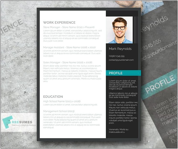 Resume Word Doc Template Free