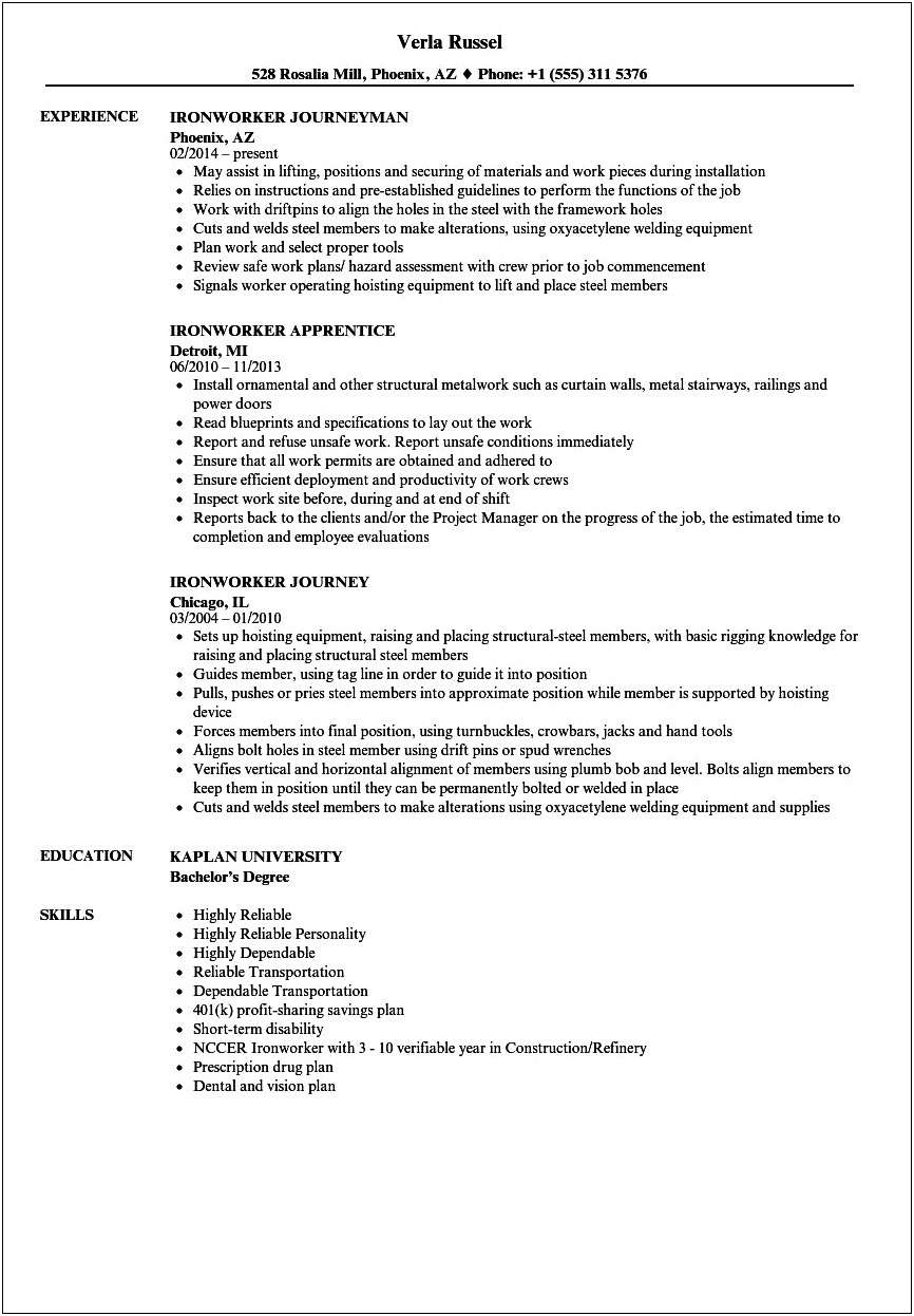 Resume Wording For Long Term Disability
