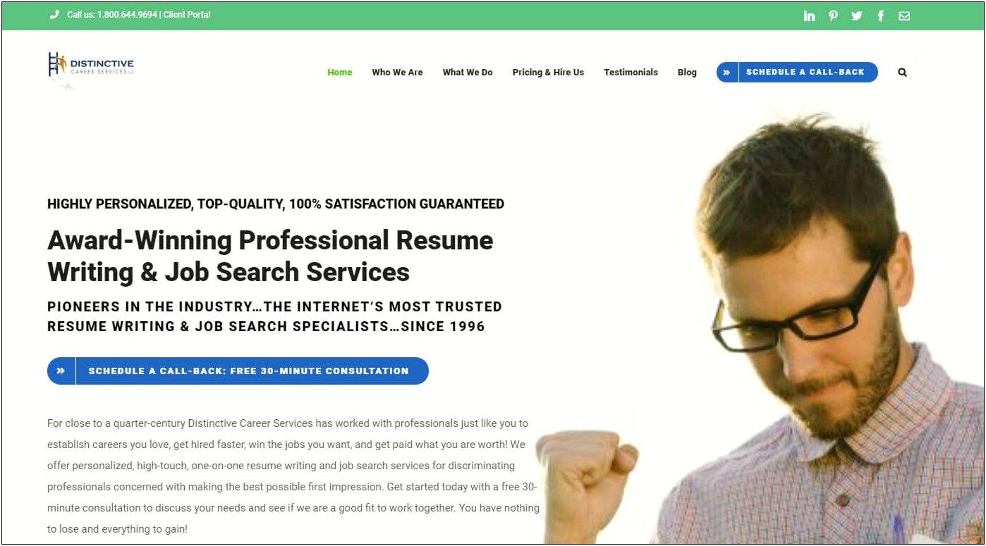 Resume Writer Get The Job Service Website