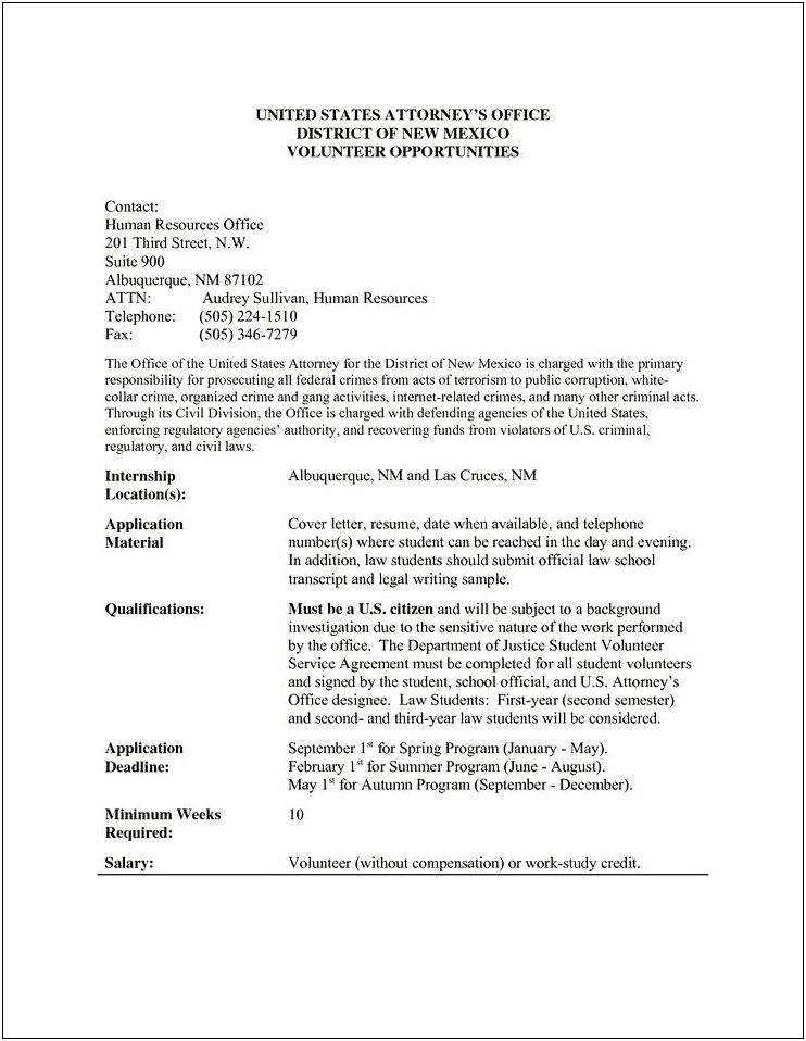 Resume Writing About Volunteer Clerical Work