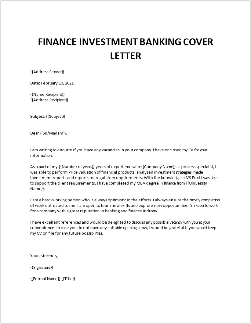 Resume Writing For Banking Jobs