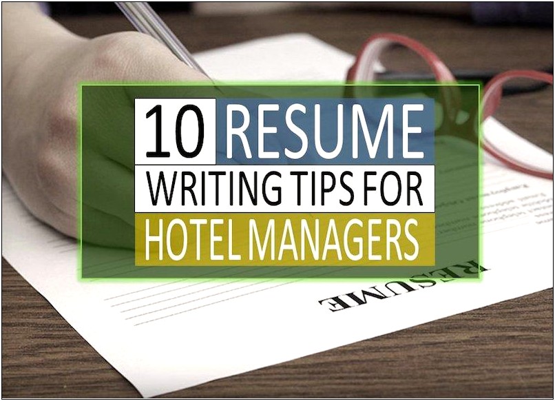Resume Writing Tips For Managers