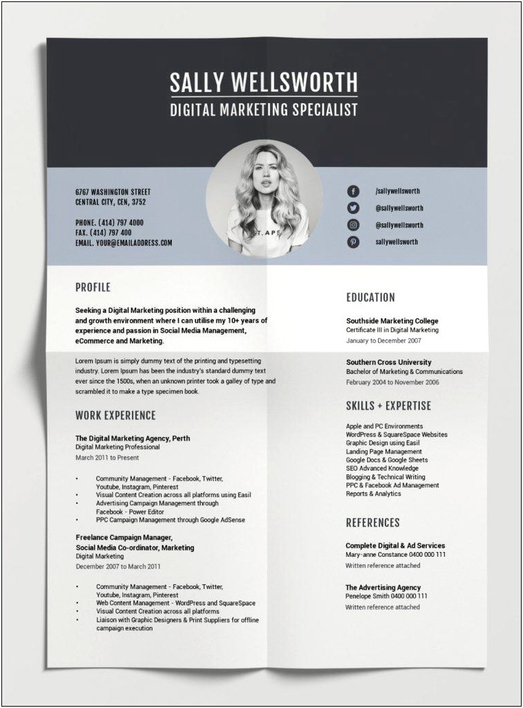 Resumes That Stand Out Templates Free