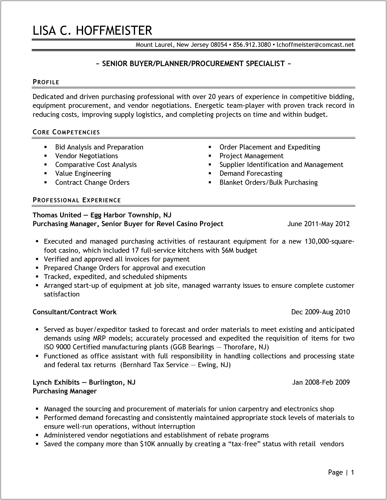 Retail Manager Resume Examples 2012