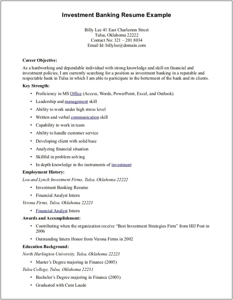 Sales Career Objective Examples For Resumes