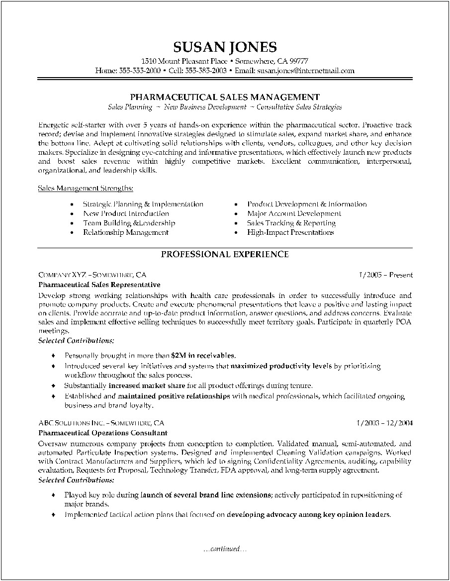 Sales Representative Job Description For Resume Entry Level