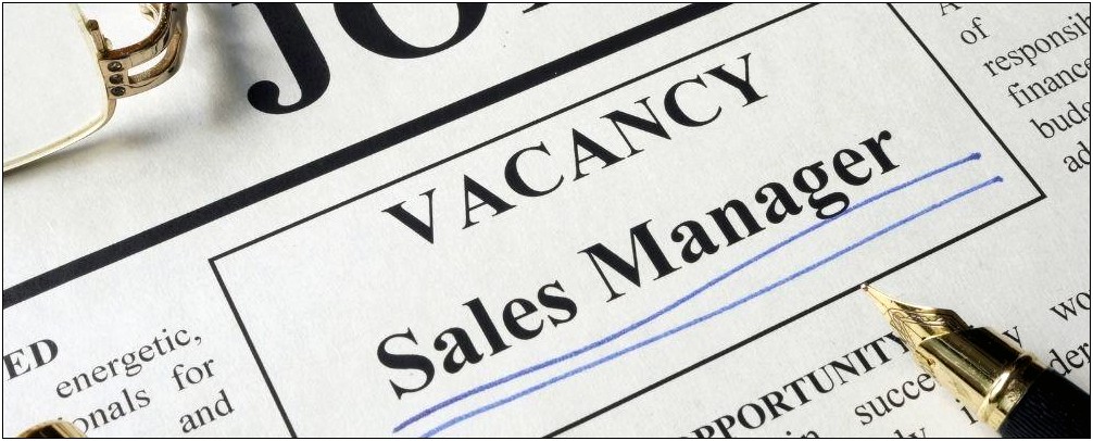 Sales Team Objectives Example Resume