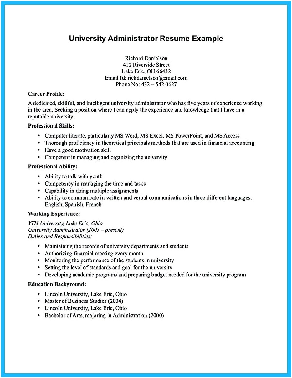 Salesforce Admin Resume For 4 Years Experience