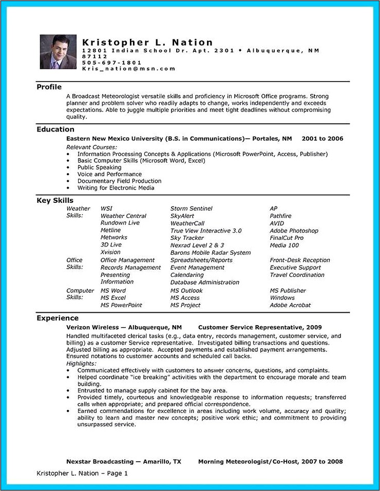 Sample Administrative Assistant Resume 2