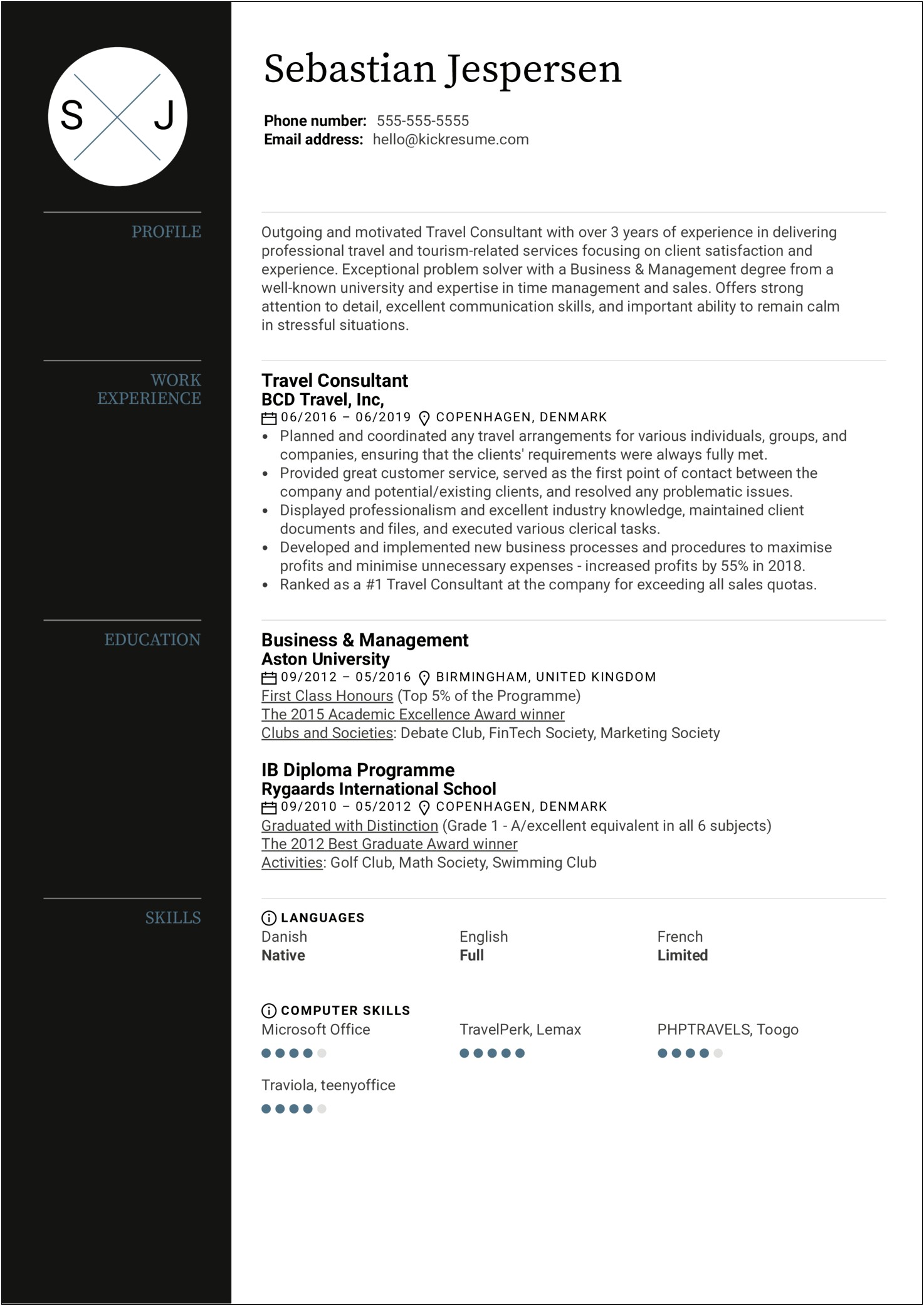 Sample Customer Service Consultant Resume