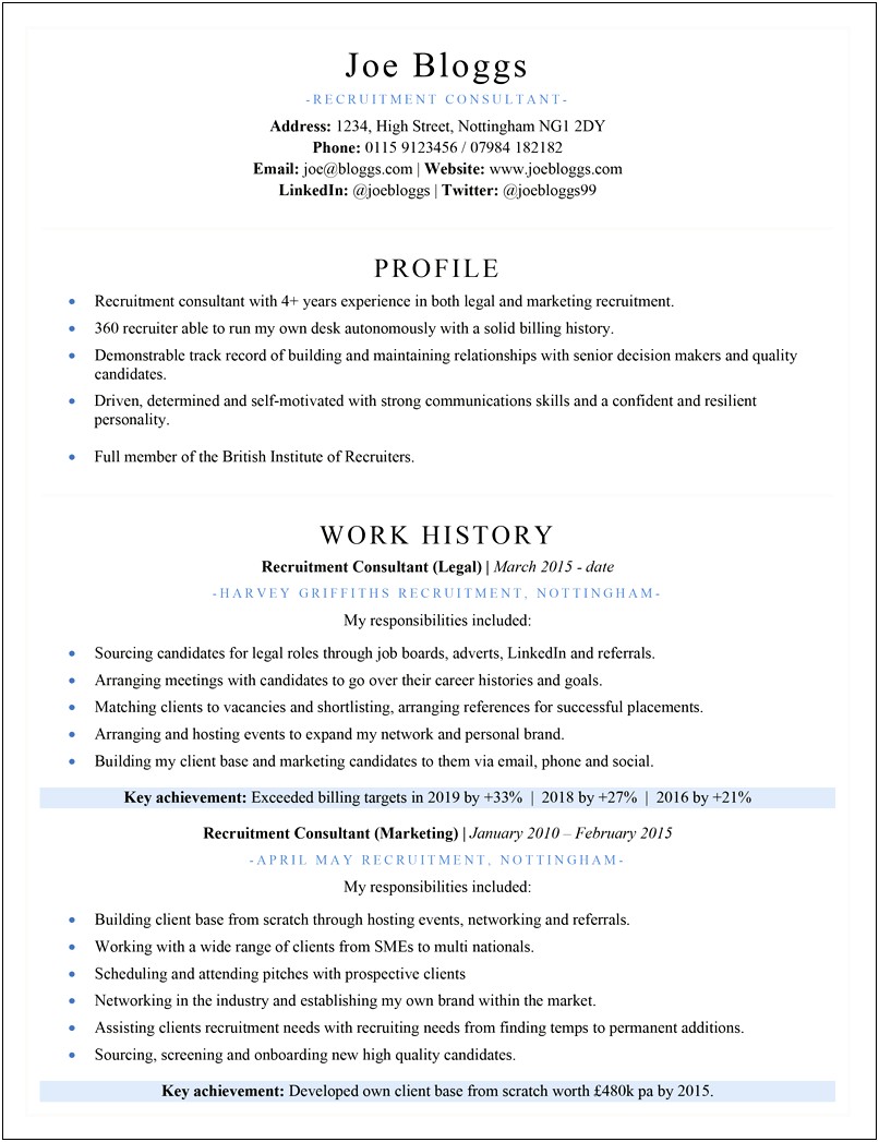Sample Email To Recruitment Agency With Resume