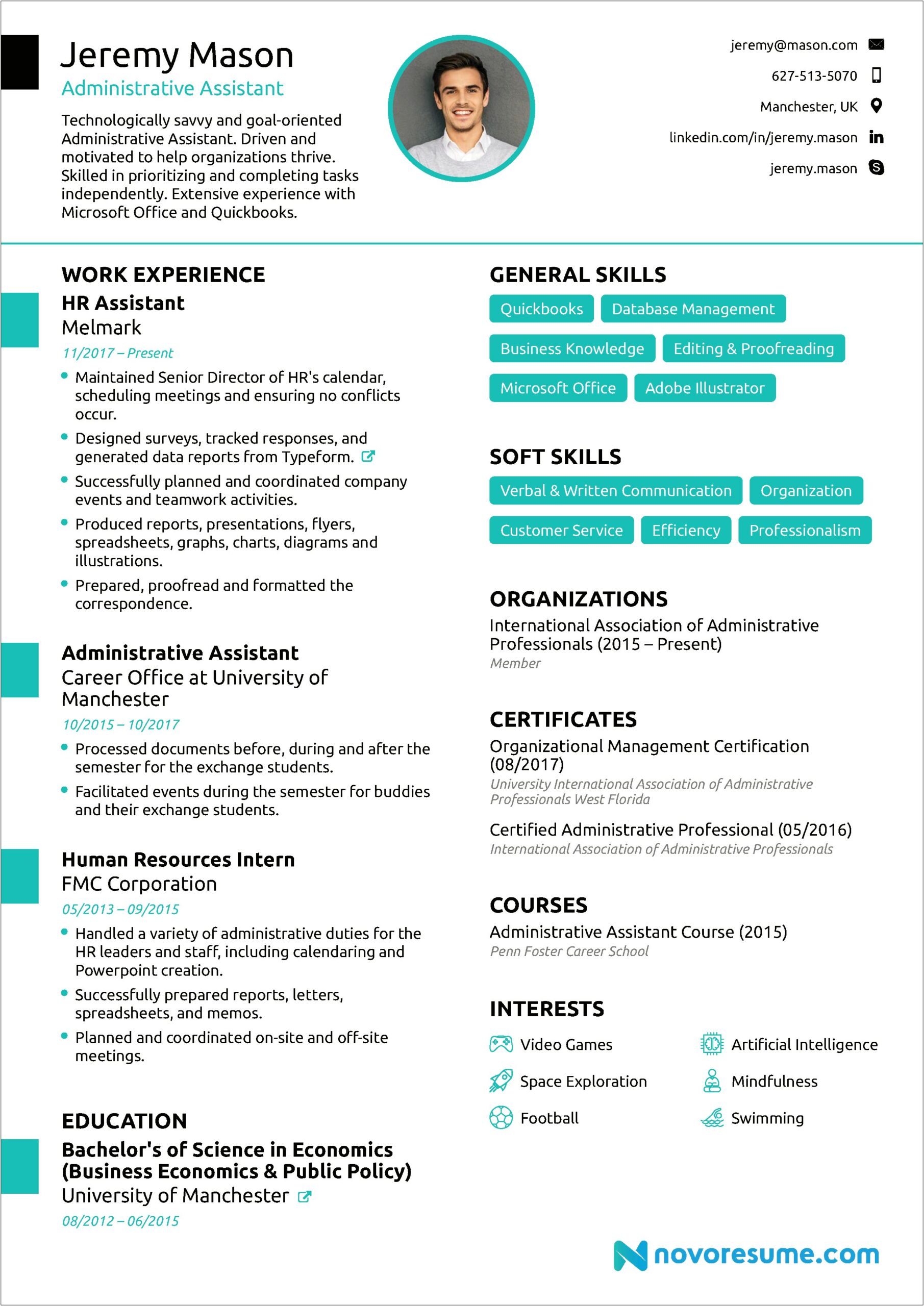 Sample Executive Assistant Resume 2019