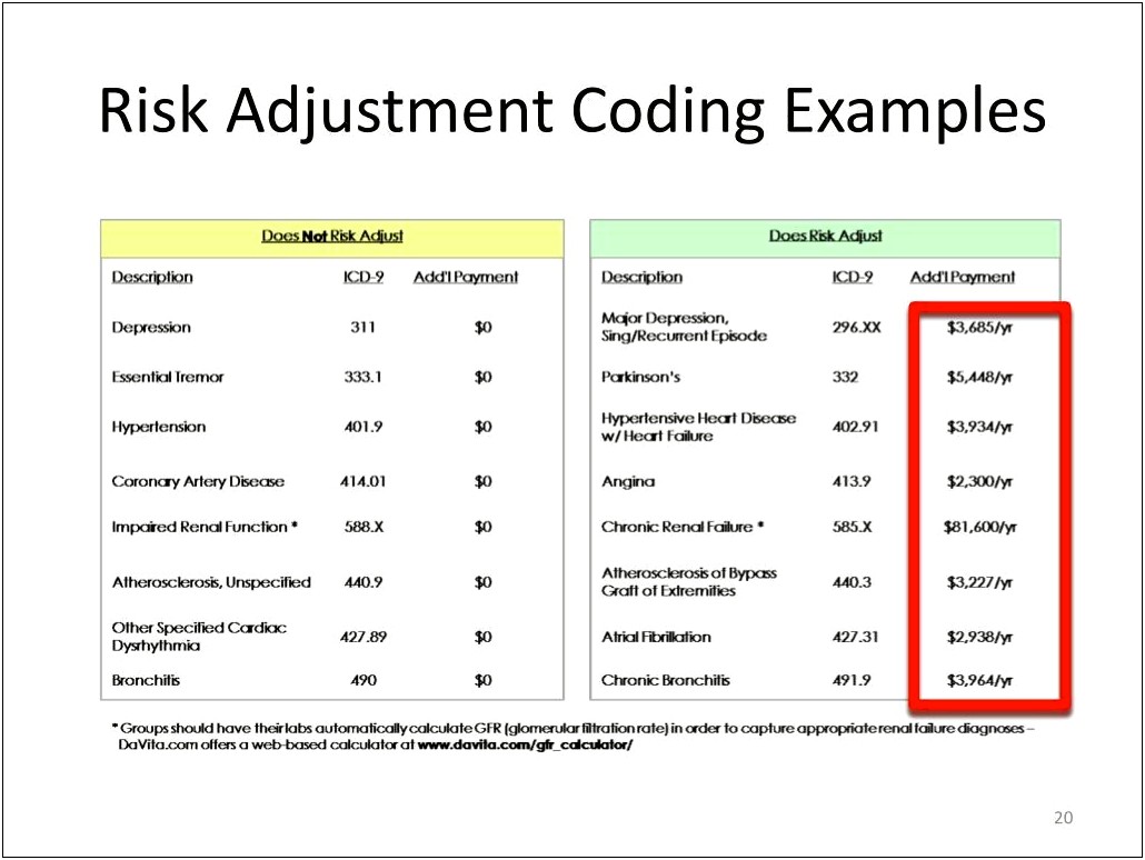 Sample Hcc Risk Adjustment Medical Coder Resume