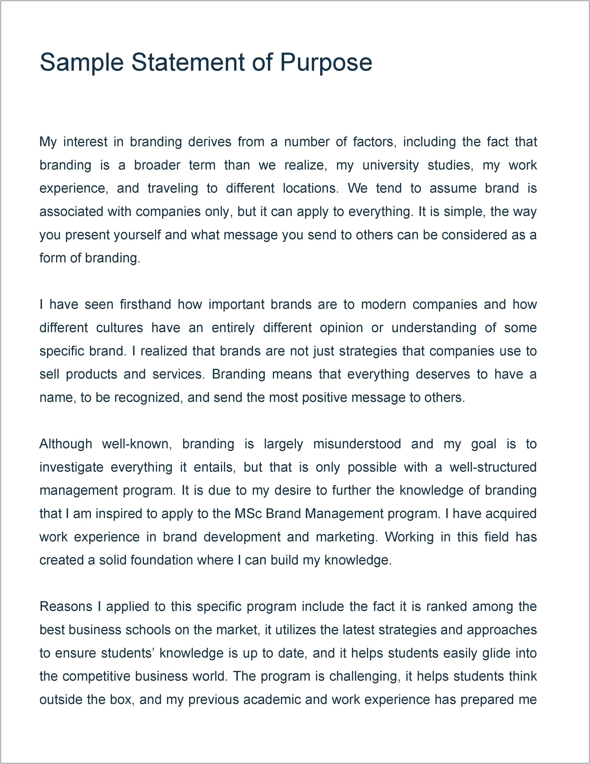 Sample Intro Paragraph For Resume