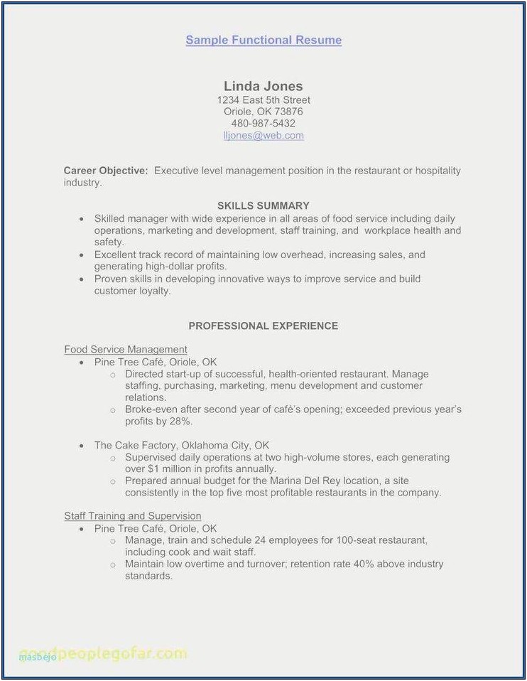 Sample Objective In Resume For Factory Worker