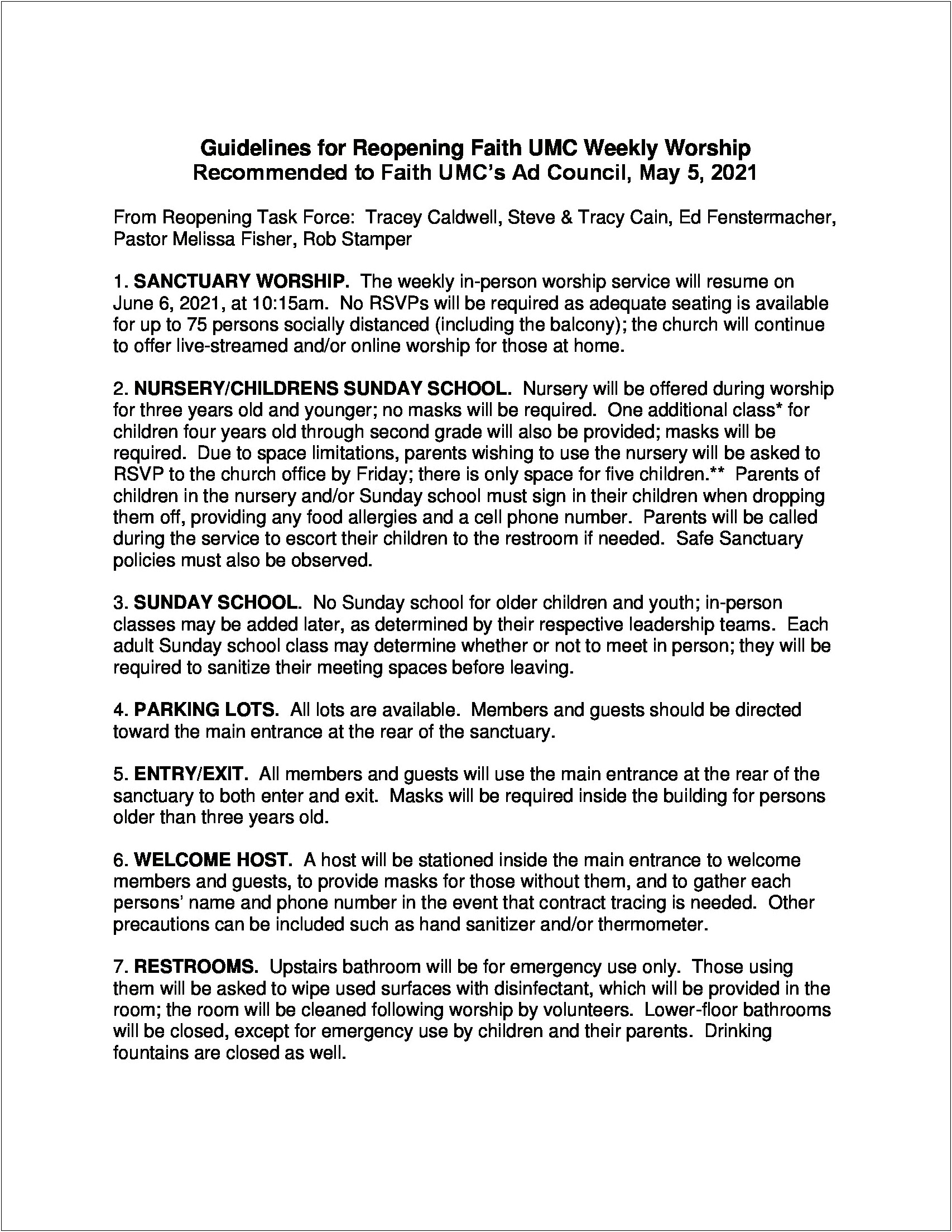 Sample Of United Methodist Pastor's Resume